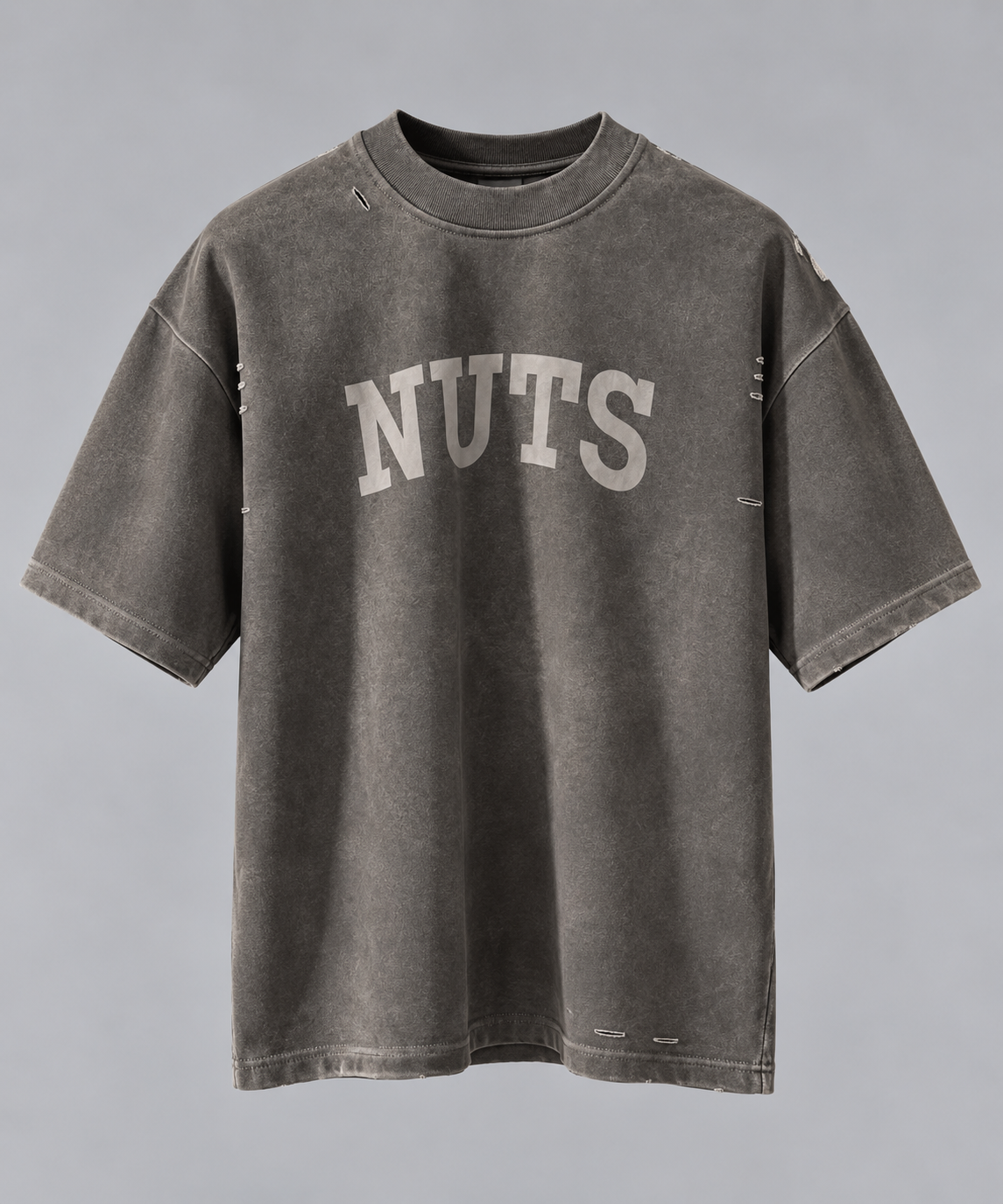 T-shirt NUTS – Grigio