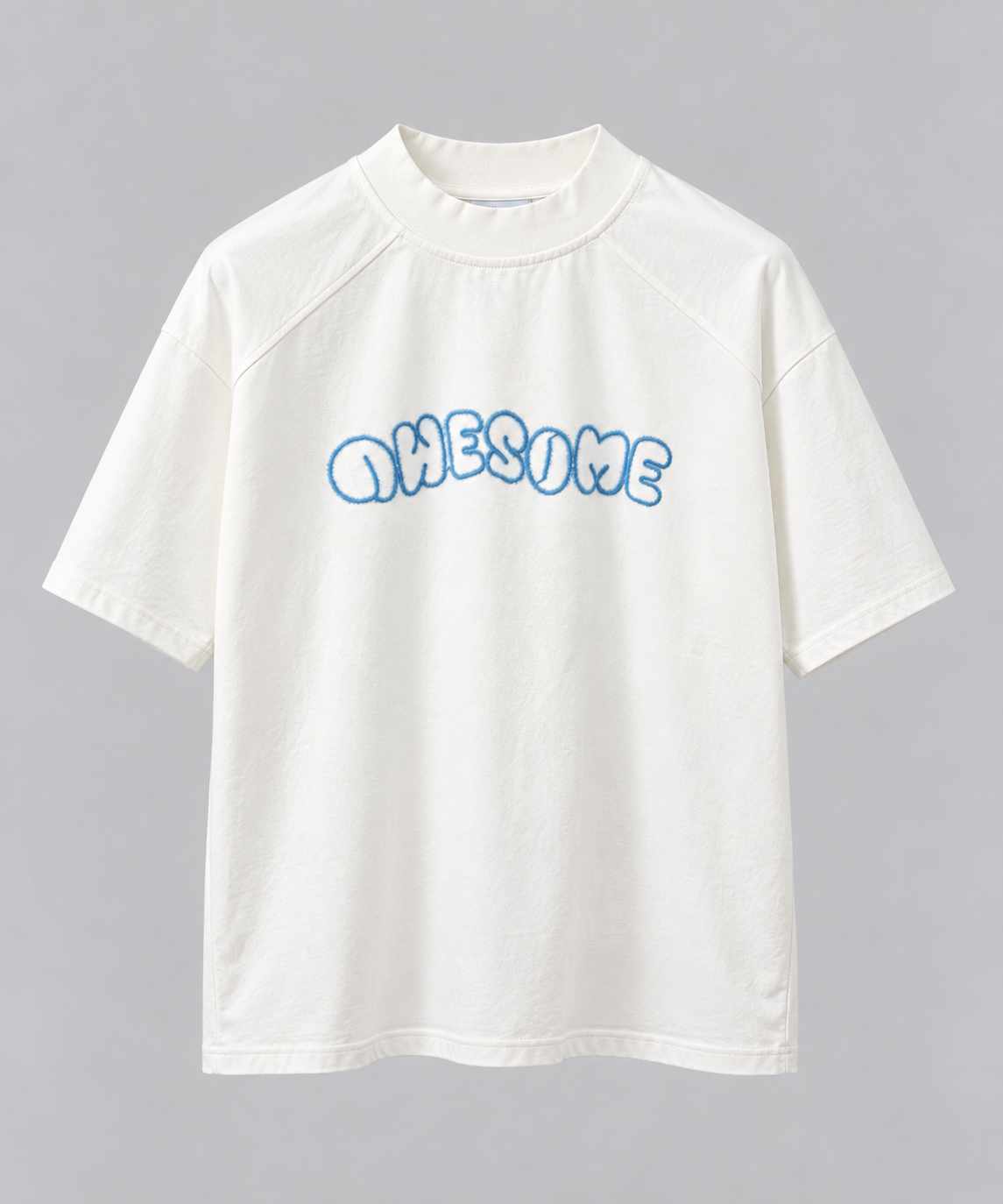 T-shirt AWESOME – Bianco