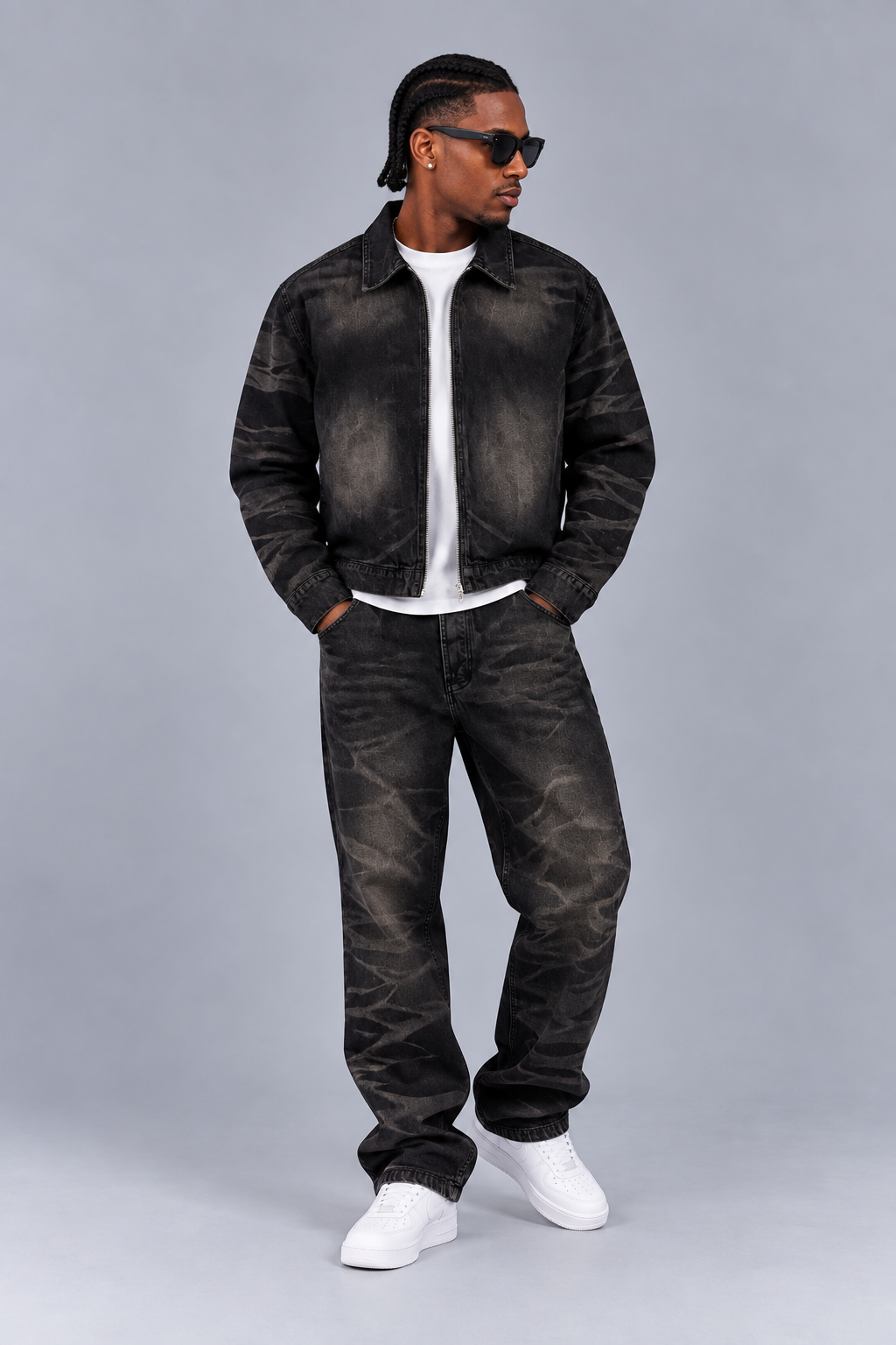 Completo sabbiato qBRICK – Nero