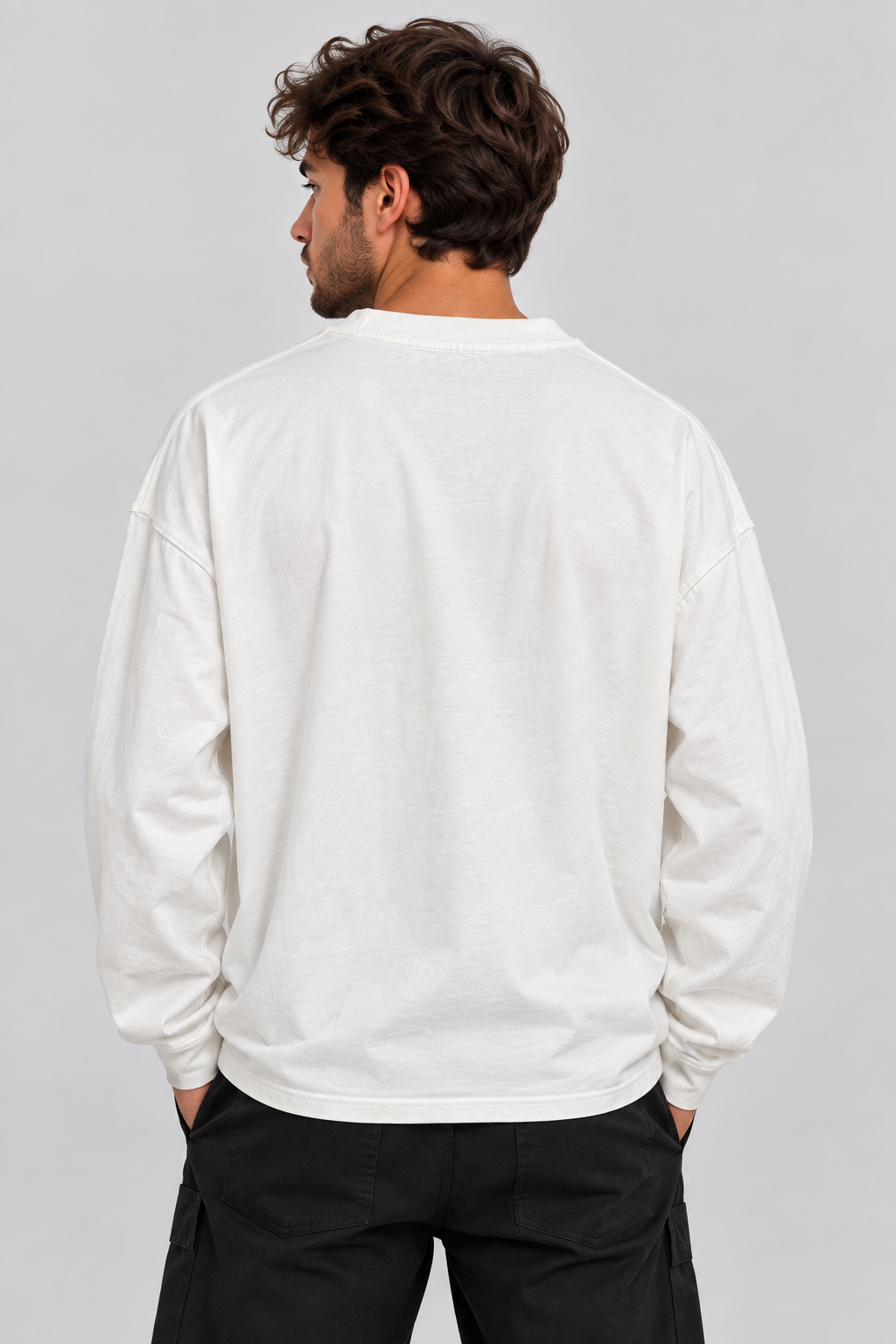Longsleeve CLEAN – Bianco
