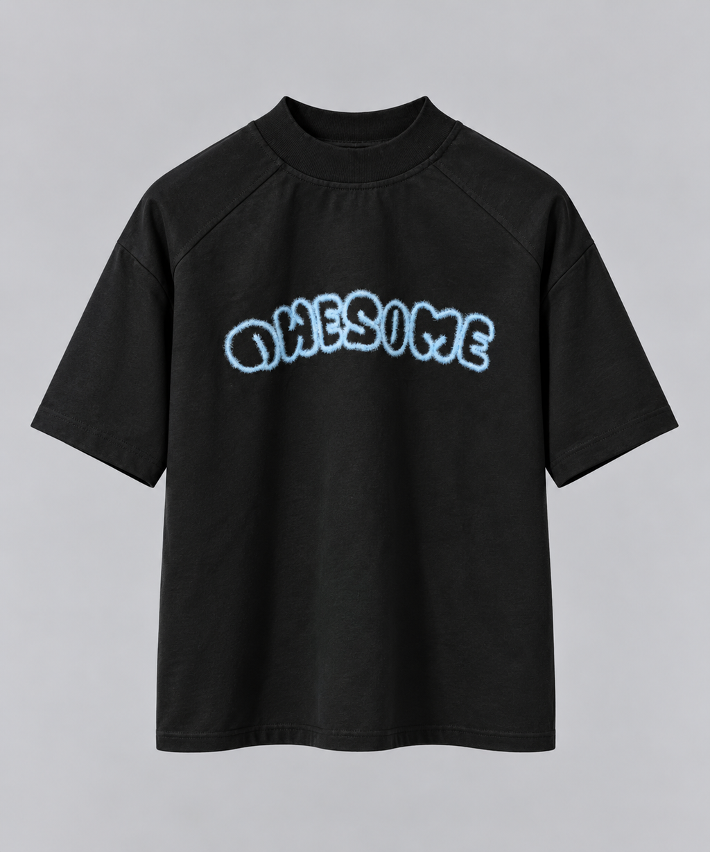T-shirt AWESOME – Nero