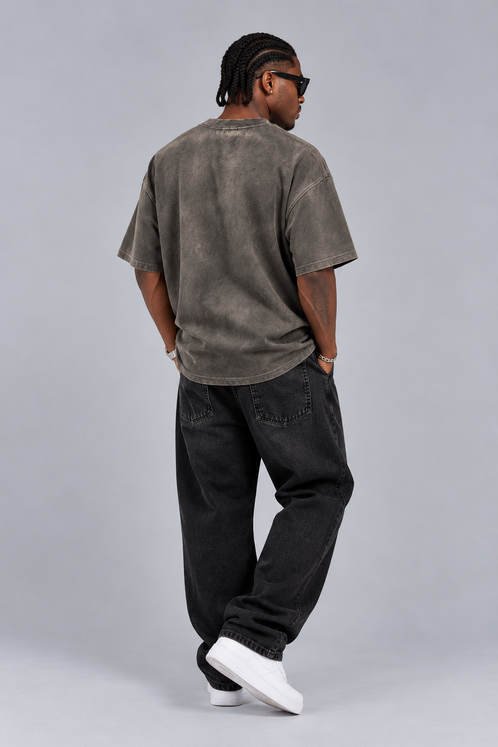T-shirt NUTS – Grigio