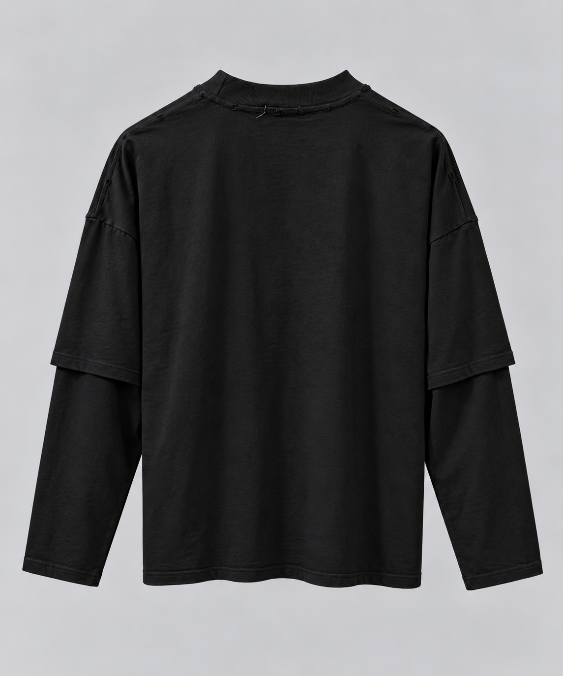 Longsleeve TEXT – Nero