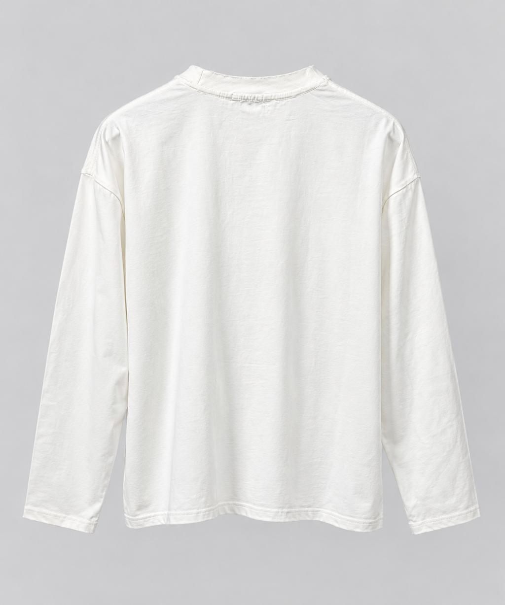 Longsleeve CLEAN – Bianco