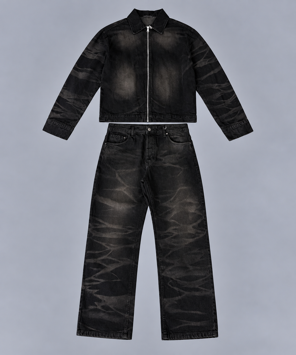 Completo sabbiato qBRICK – Nero