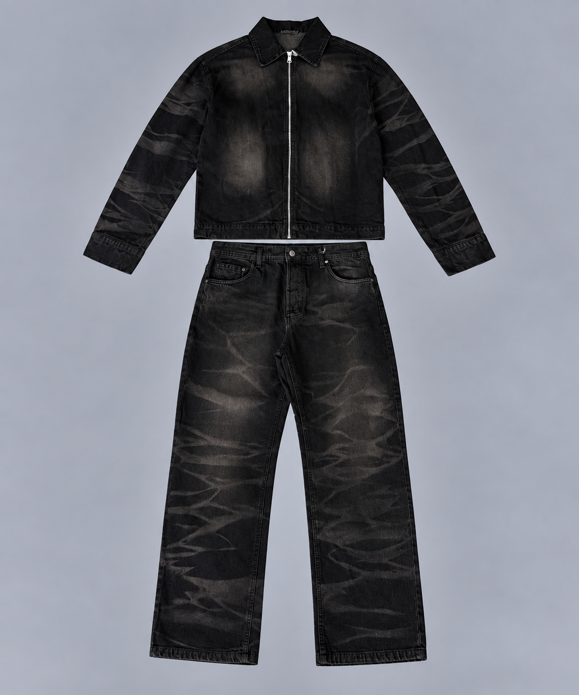 Completo sabbiato qBRICK – Nero